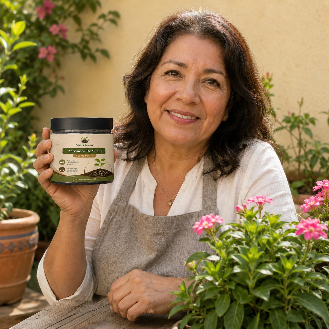 Activador y mejorador de suelo para plantas más sanas y hermosas