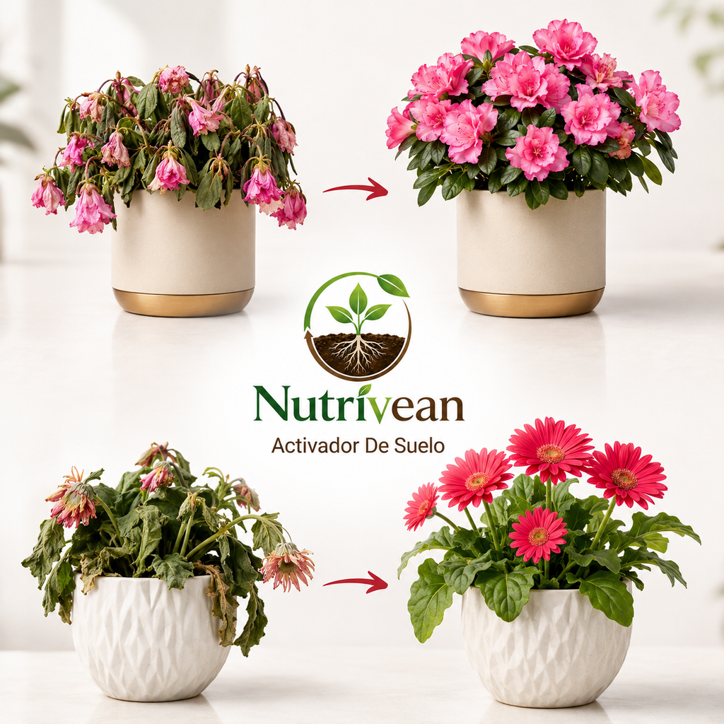 Activador y mejorador de suelo para plantas más sanas y hermosas