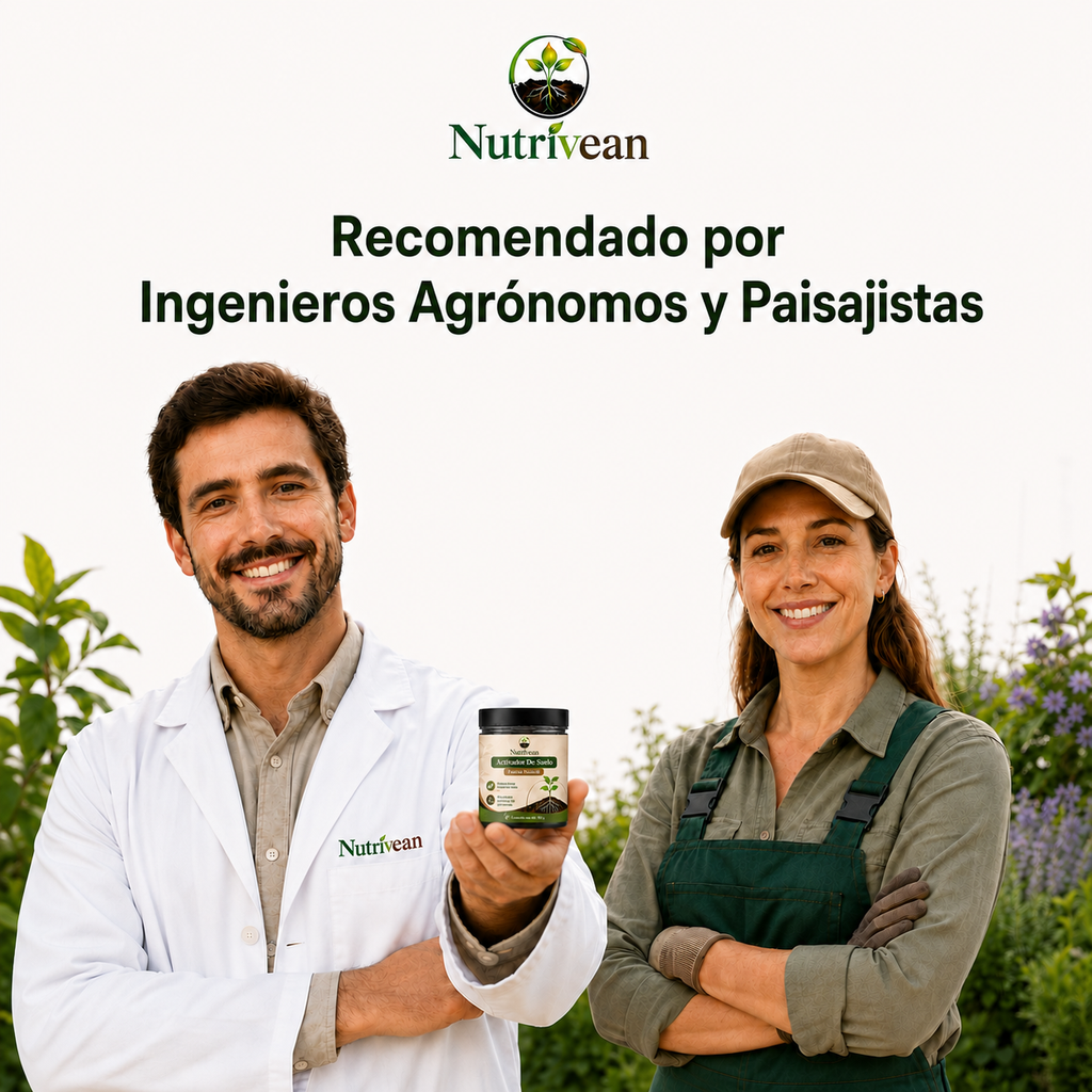 Activador y mejorador de suelo para plantas más sanas y hermosas