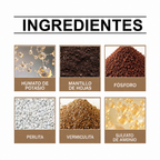 Activador y mejorador de suelo para plantas más sanas y hermosas