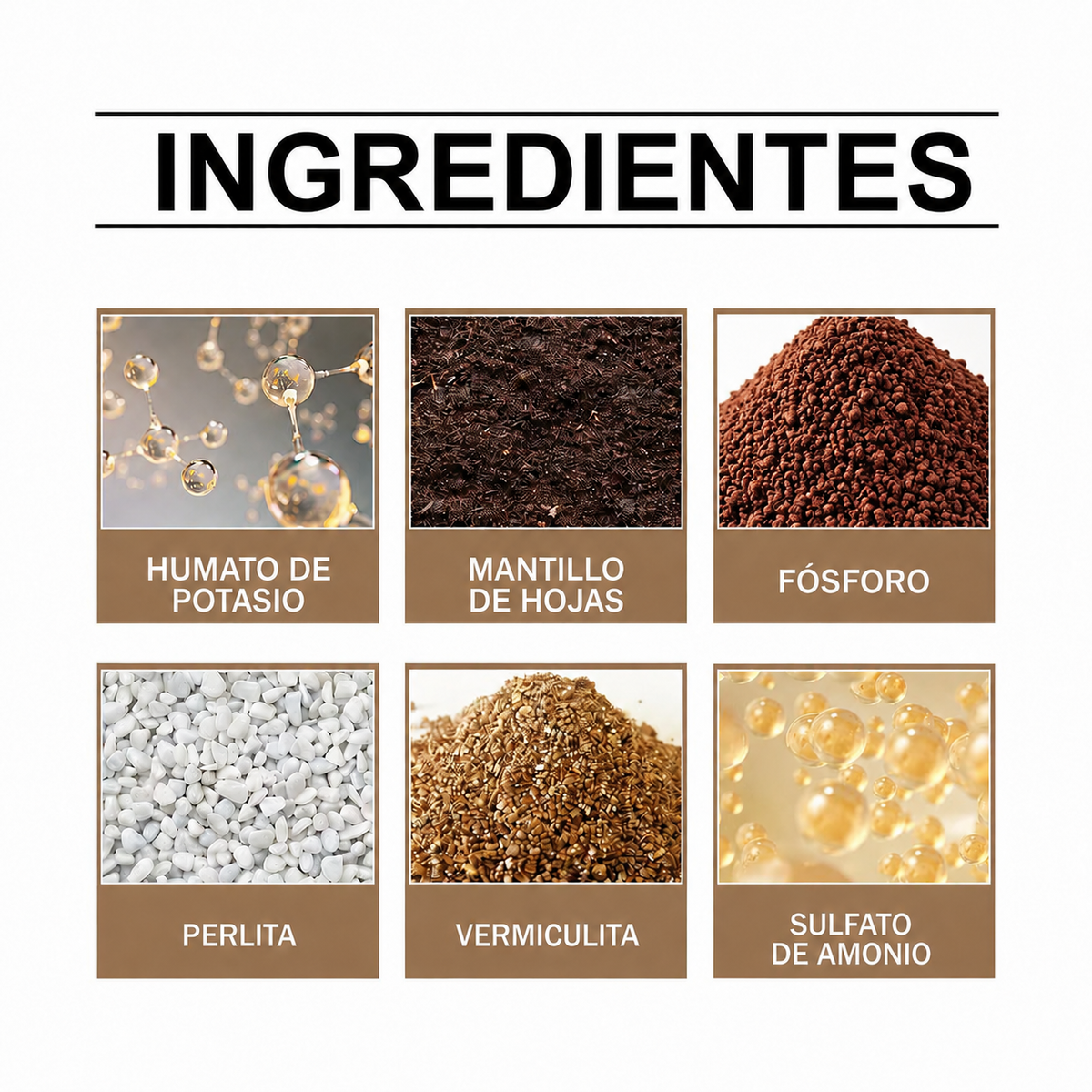 Activador y mejorador de suelo para plantas más sanas y hermosas