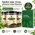 Activador y mejorador de suelo para plantas más sanas y hermosas