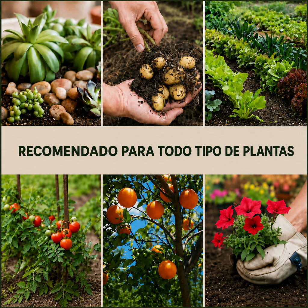 Activador y mejorador de suelo para plantas más sanas y hermosas